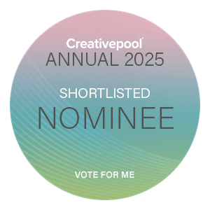 Creativepool Annual 2025 Nominee Badge